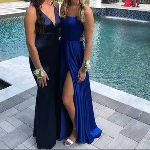 Royal blue prom dress- NOT actually Sherri Hill